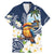 Hafa Adai Guam Family Matching Mermaid Dress and Hawaiian Shirt Sihek Guam Kingfisher with Guasali