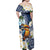 Hafa Adai Guam Family Matching Off Shoulder Maxi Dress and Hawaiian Shirt Sihek Guam Kingfisher with Guasali