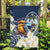 Hafa Adai Guam Garden Flag Sihek Guam Kingfisher with Guasali