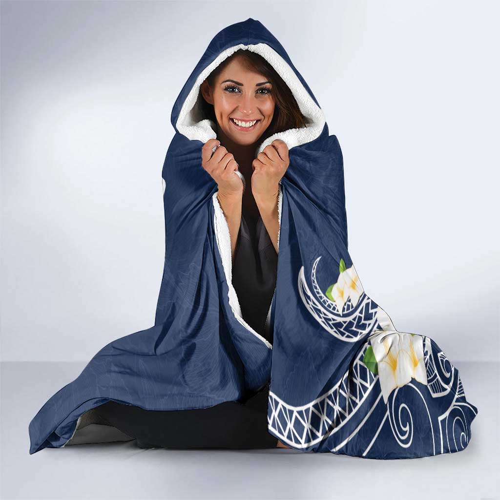 Hafa Adai Guam Hooded Blanket Sihek Guam Kingfisher with Guasali LT7 - Polynesian Pride