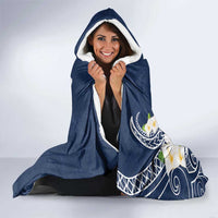 Hafa Adai Guam Hooded Blanket Sihek Guam Kingfisher with Guasali LT7 - Polynesian Pride