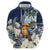 Hafa Adai Guam Hoodie Sihek Guam Kingfisher with Guasali