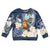 Hafa Adai Guam Kid Ugly Christmas Sweater Sihek Guam Kingfisher with Guasali