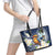 Hafa Adai Guam Leather Tote Bag Sihek Guam Kingfisher with Guasali