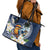 Hafa Adai Guam Leather Tote Bag Sihek Guam Kingfisher with Guasali