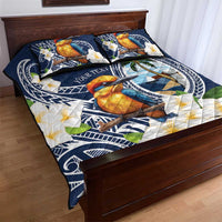Hafa Adai Guam Quilt Bed Set Sihek Guam Kingfisher with Guasali LT7 - Polynesian Pride