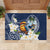 Hafa Adai Guam Rubber Doormat Sihek Guam Kingfisher with Guasali