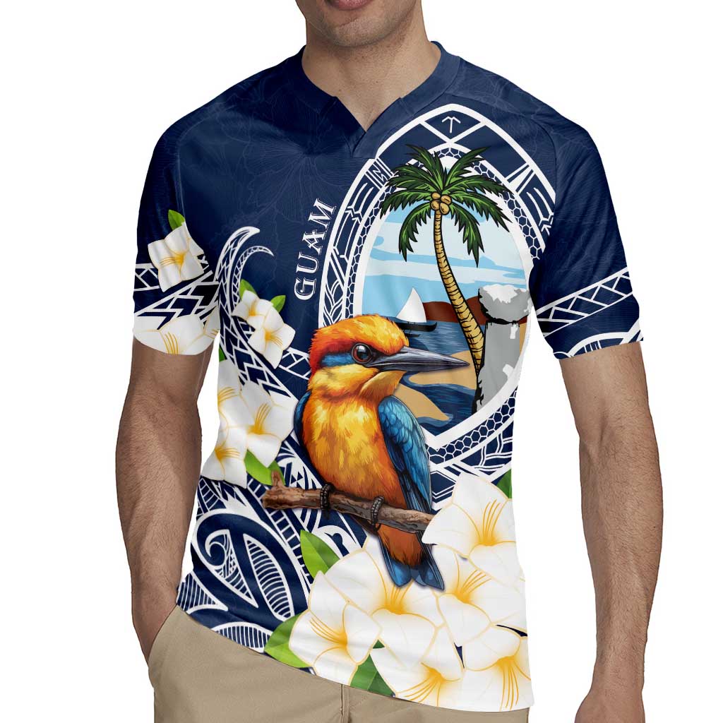 Hafa Adai Guam Rugby Jersey Sihek Guam Kingfisher with Guasali LT7 - Polynesian Pride