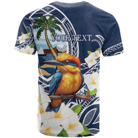 Hafa Adai Guam T Shirt Sihek Guam Kingfisher with Guasali LT7 - Polynesian Pride