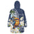 Hafa Adai Guam Wearable Blanket Hoodie Sihek Guam Kingfisher with Guasali