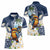 Hafa Adai Guam Women Polo Shirt Sihek Guam Kingfisher with Guasali