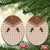 Aloha Hawaii Cowboys Paniolo Ceramic Ornament Beige Palaka - Polynesian Pride