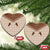 Aloha Hawaii Cowboys Paniolo Ceramic Ornament Beige Palaka - Polynesian Pride