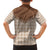 Aloha Hawaii Cowboys Paniolo Family Matching Puletasi and Hawaiian Shirt Beige Palaka - Polynesian Pride
