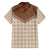 Aloha Hawaii Cowboys Paniolo Family Matching Summer Maxi Dress and Hawaiian Shirt Beige Palaka - Polynesian Pride