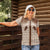 Aloha Hawaii Cowboys Paniolo Women Polo Shirt Beige Palaka - Polynesian Pride