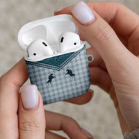 Aloha Hawaii Cowboys Paniolo AirPods Case Teal Palaka - Polynesian Pride