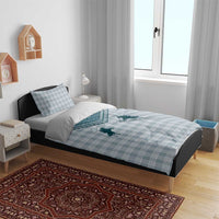 Aloha Hawaii Cowboys Paniolo Bedding Set Teal Palaka - Polynesian Pride