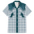 Aloha Hawaii Cowboys Paniolo Family Matching Long Sleeve Bodycon Dress and Hawaiian Shirt Teal Palaka - Polynesian Pride