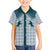 Aloha Hawaii Cowboys Paniolo Family Matching Long Sleeve Bodycon Dress and Hawaiian Shirt Teal Palaka - Polynesian Pride