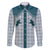 Aloha Hawaii Cowboys Paniolo Family Matching Puletasi and Hawaiian Shirt Teal Palaka - Polynesian Pride