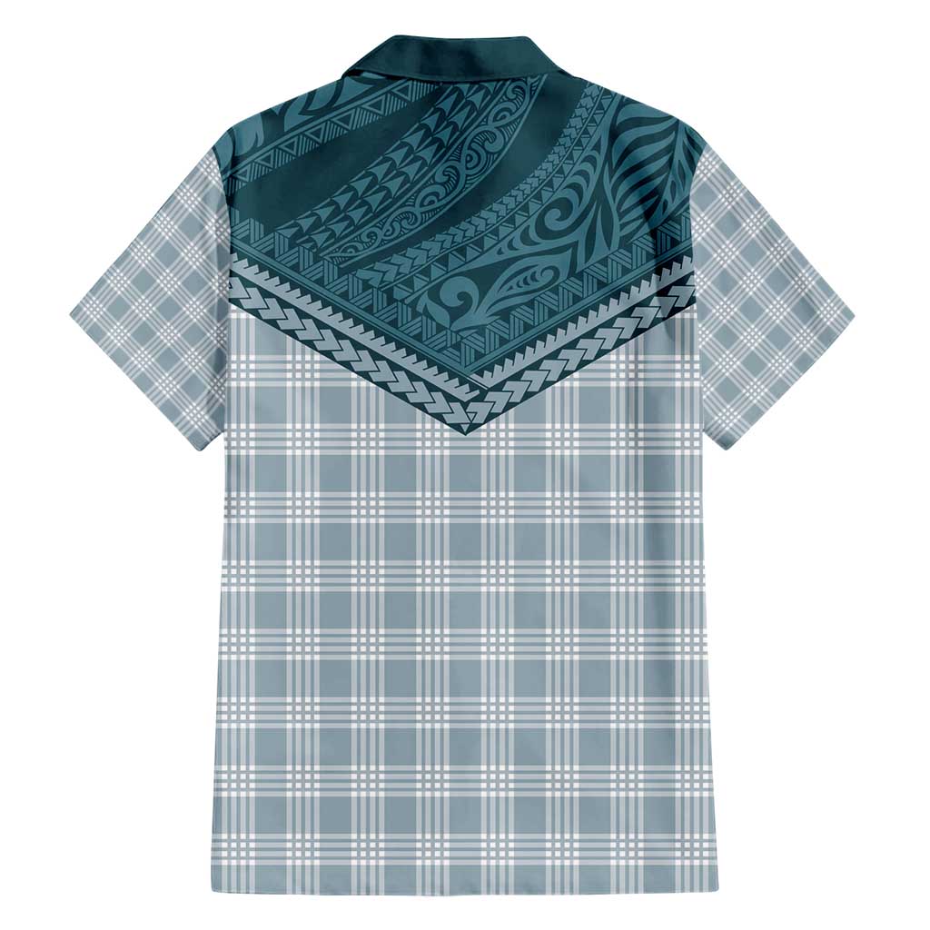 Aloha Hawaii Cowboys Paniolo Hawaiian Shirt Teal Palaka - Polynesian Pride