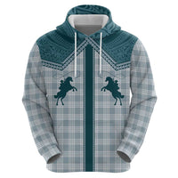 Aloha Hawaii Cowboys Paniolo Hoodie Teal Palaka - Polynesian Pride