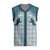 Aloha Hawaii Cowboys Paniolo Christmas Knitted V-Neck Vest Teal Palaka - Polynesian Pride