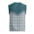 Aloha Hawaii Cowboys Paniolo Christmas Knitted V-Neck Vest Teal Palaka - Polynesian Pride