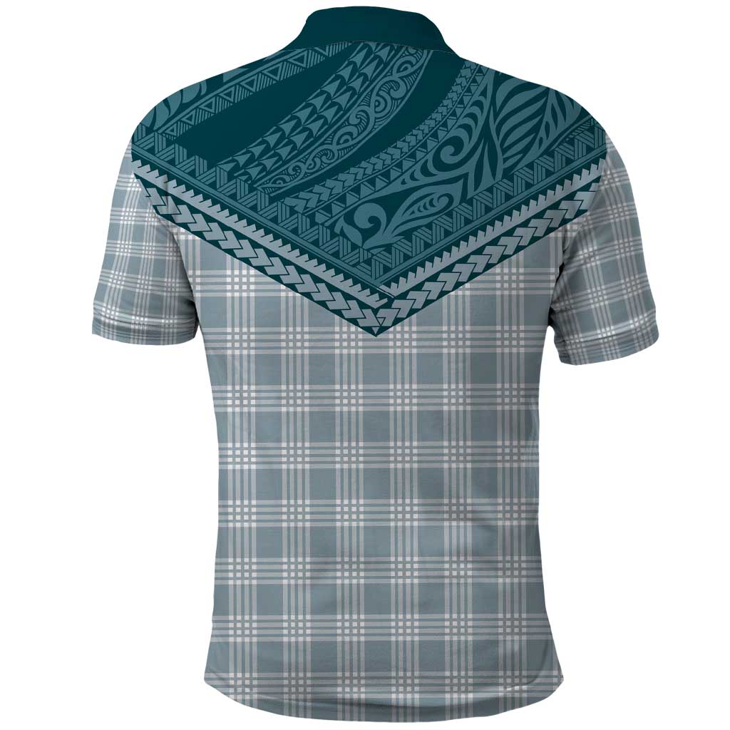 Aloha Hawaii Cowboys Paniolo Polo Shirt Teal Palaka - Polynesian Pride