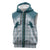 Aloha Hawaii Cowboys Paniolo Sleeveless Zip Hoodie Teal Palaka - Polynesian Pride