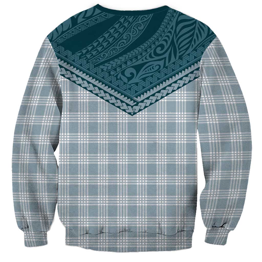 Aloha Hawaii Cowboys Paniolo Sweatshirt Teal Palaka - Polynesian Pride