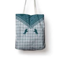 Aloha Hawaii Cowboys Paniolo Tote Bag Teal Palaka - Polynesian Pride