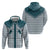 Aloha Hawaii Cowboys Paniolo Zip Hoodie Teal Palaka - Polynesian Pride