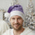 Aloha Hawaii Cowboys Paniolo Christmas Santa Hat Violet Palaka - Polynesian Pride