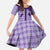 Aloha Hawaii Cowboys Paniolo Kid Short Sleeve Dress Violet Palaka - Polynesian Pride