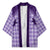Aloha Hawaii Cowboys Paniolo Kimono Violet Palaka - Polynesian Pride