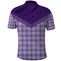 Aloha Hawaii Cowboys Paniolo Polo Shirt Violet Palaka - Polynesian Pride