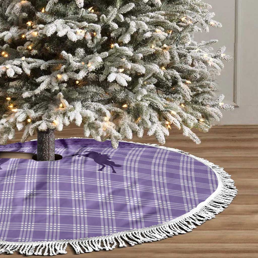 Aloha Hawaii Cowboys Paniolo Tree Skirt Violet Palaka LT7 - Polynesian Pride