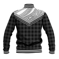 Aloha Hawaii Cowboys Paniolo Baseball Jacket Black Palaka - Polynesian Pride