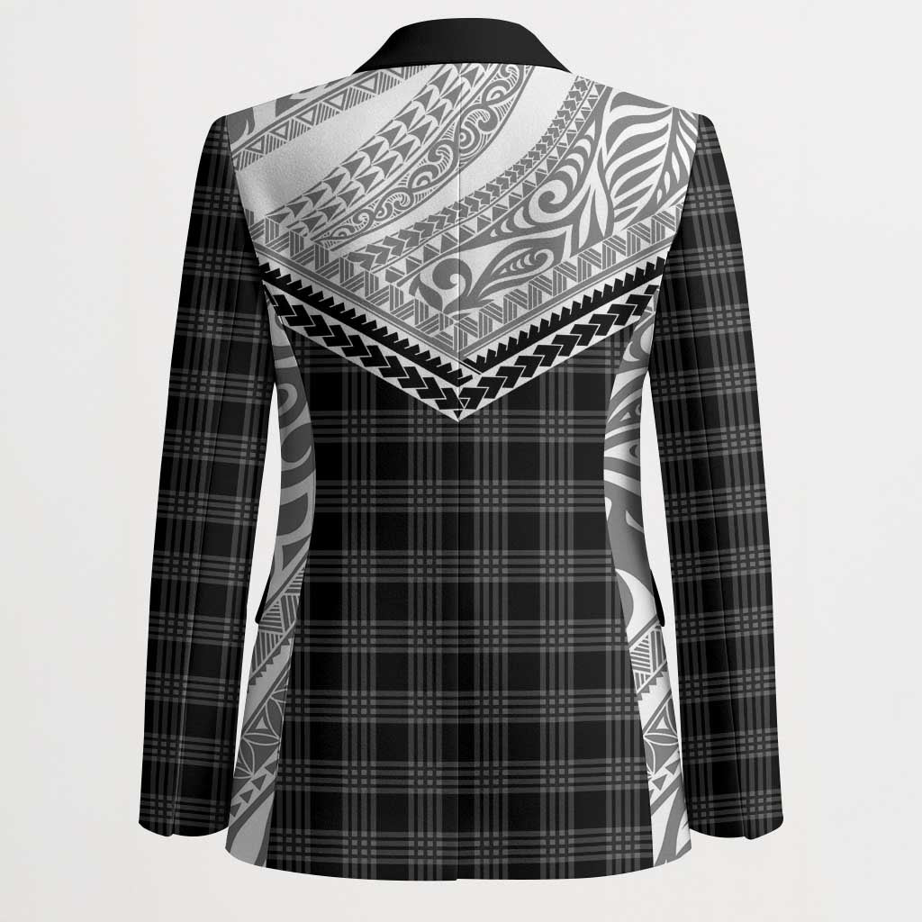 Aloha Hawaii Cowboys Paniolo Blazer Black Palaka - Polynesian Pride