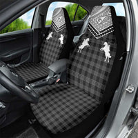 Aloha Hawaii Cowboys Paniolo Car Seat Cover Black Palaka - Polynesian Pride