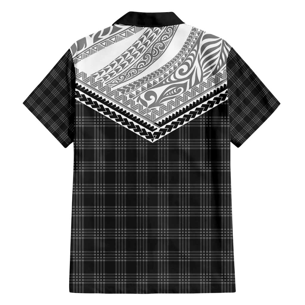 Aloha Hawaii Cowboys Paniolo Family Matching Long Sleeve Bodycon Dress and Hawaiian Shirt Black Palaka - Polynesian Pride