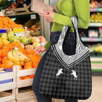 Aloha Hawaii Cowboys Paniolo Grocery Bag Black Palaka - Polynesian Pride