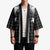 Aloha Hawaii Cowboys Paniolo Kimono Black Palaka - Polynesian Pride