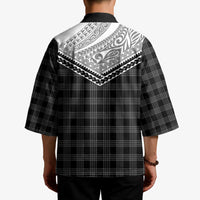 Aloha Hawaii Cowboys Paniolo Kimono Black Palaka - Polynesian Pride