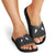 Aloha Hawaii Cowboys Paniolo Slide Sandals Black Palaka - Polynesian Pride