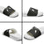 Aloha Hawaii Cowboys Paniolo Slide Sandals Black Palaka - Polynesian Pride