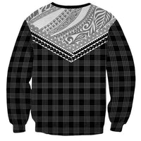 Aloha Hawaii Cowboys Paniolo Sweatshirt Black Palaka LT7 - Polynesian Pride