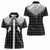 Aloha Hawaii Cowboys Paniolo Women Polo Shirt Black Palaka - Polynesian Pride